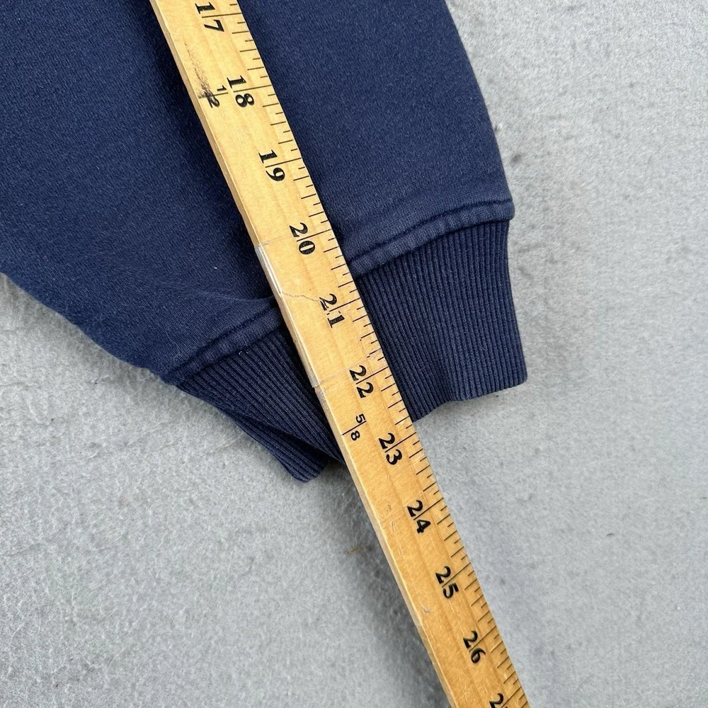 Vtg‎ Nike Michigan University Hoodie Men's Large Navy Blue Center Check Pullover